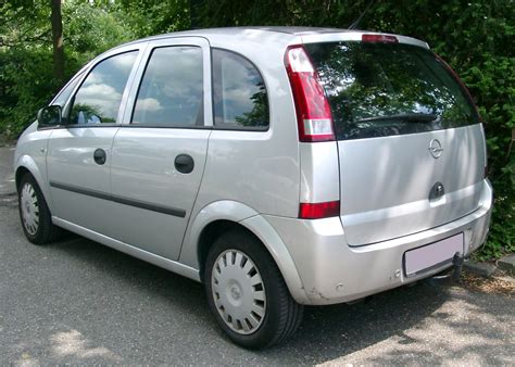 Opel Meriva 2007 bagagliaio aperto