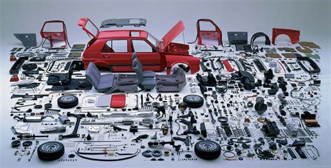 Volkswagen Golf Mk1 exploded view