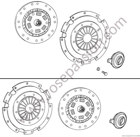 schema frizione porsche 924