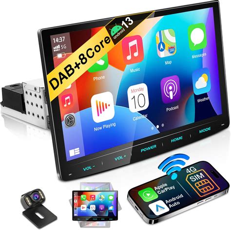 Schermo di un'autoradio Android con navigatore