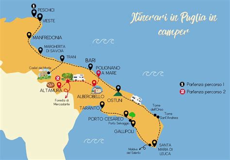 Mappa dei concessionari di camper in Italia