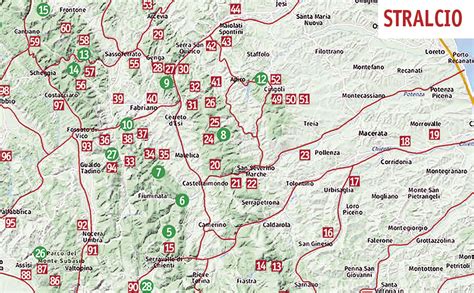 Mappa dell'Agrigentino con indicazione dei luoghi degli eventi