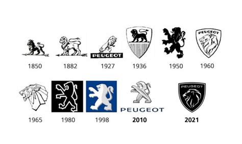 Nuovo logo Peugeot con testa di leone