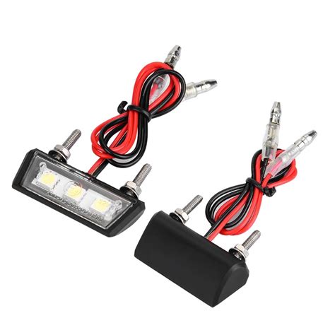 Componenti kit LED per targa