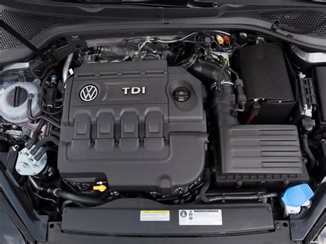 Dettaglio motore diesel Volkswagen TDI