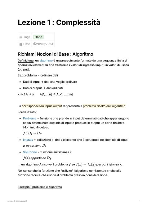 Complessità computazionale degli algoritmi per determinanti