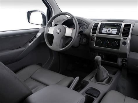 Nissan Navara D40 interior with infotainment screen