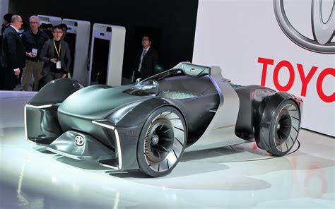 Toyota concept car at auto show