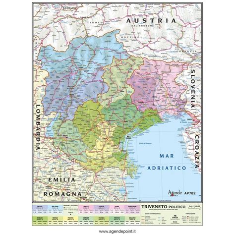 Mappa del Triveneto con icone stilizzate di auto d'epoca a indicare i luoghi di incontro o eventi GTI