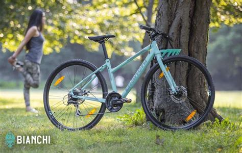 Bici ibrida in azione