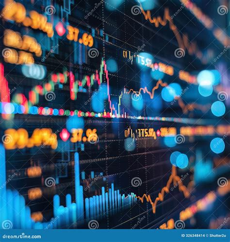 Stock market tickers showing fluctuating share prices