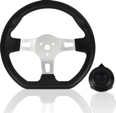 Dettaglio del retro del volante con fori per sgancio airbag
