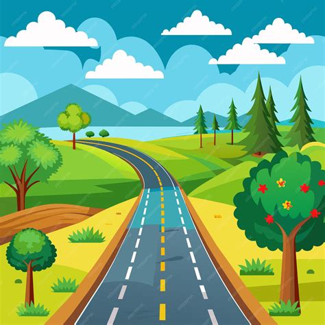 Illustrazione che evoca il concetto di Touge con una strada di montagna e una silhouette di auto sportiva