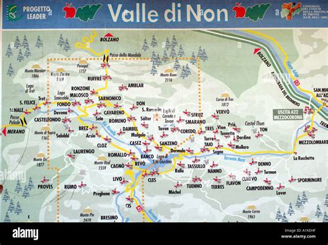 Mappa della Val di Sangro con evidenziati i poli industriali