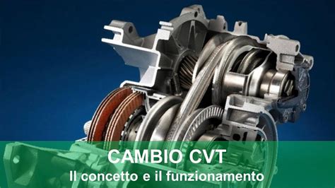 Schema di funzionamento di un cambio CVT