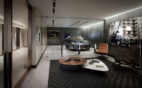 vista interna showroom auto moderne