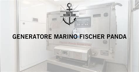Logo Fischer Panda e generatore in ambiente marino