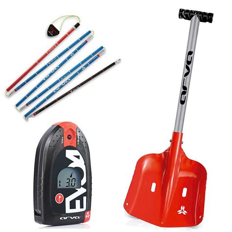 Kit di sicurezza per valanghe (DVA, pala, sonda)