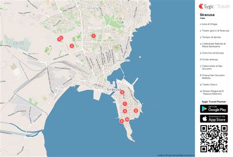 Mappa di Siracusa con indicazioni per la concessionaria Nissan