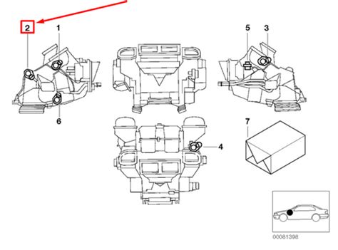 Diagramma flusso aria climatizzatore BMW E46