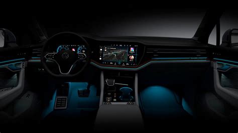 Volkswagen Touareg interior ambient lighting