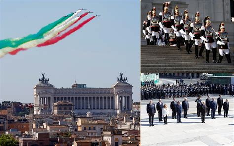 Piazza della Repubblica durante le celebrazioni del 2 giugno