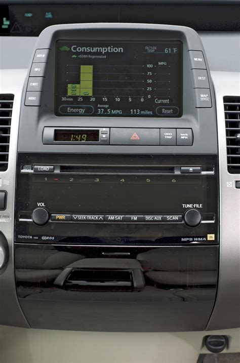 Toyota Prius 2008 console interna