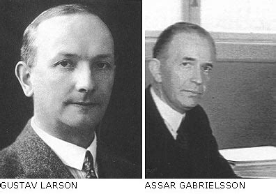 Assar Gabrielsson e Gustav Larson, fondatori di Volvo