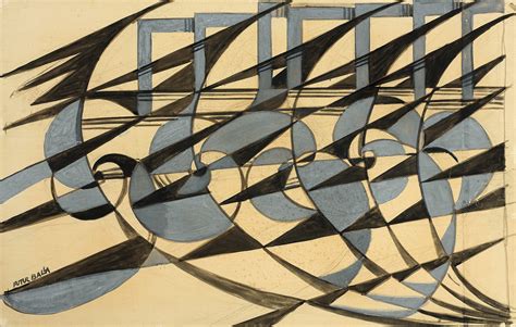 Giacomo Balla, Automobile in corsa