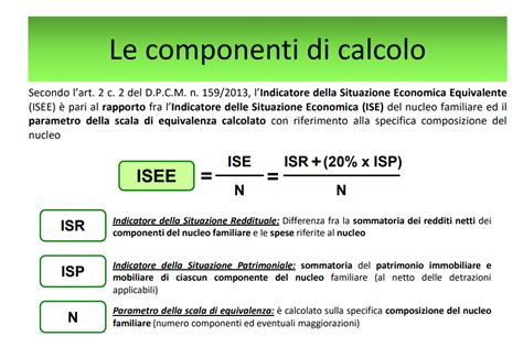 Schema del calcolo ISEE