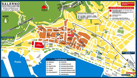 Mappa di Salerno con evidenziato Largo Annibale Sterzi