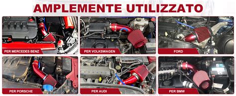 Diagramma flusso aria filtro sportivo