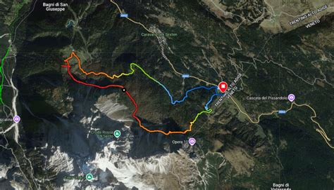 Mappa della zona circostante all'Hotel Croda Rossa con indicazione dei punti di interesse