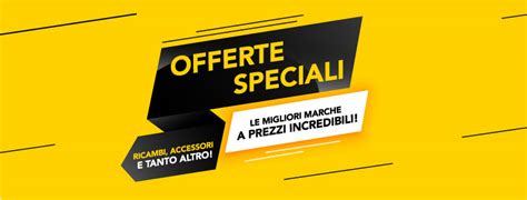 Offerte speciali ricambi auto