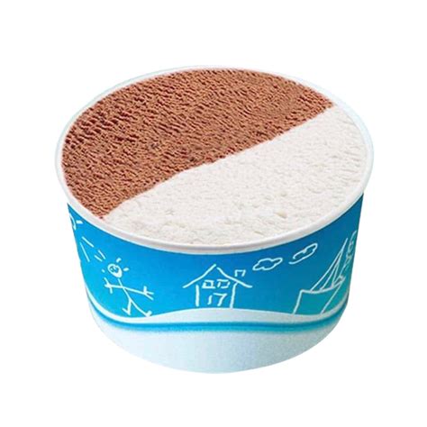 coppetta gelato panna e cioccolato
