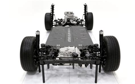 Schema tecnico Kia EV6 con piattaforma E-GMP
