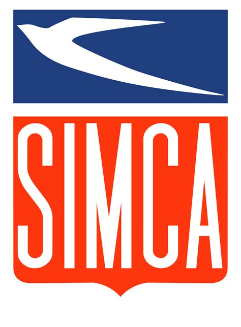 Logo storico Simca con la rondine