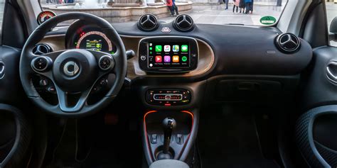Smart EQ Fortwo dashboard with performance indicators