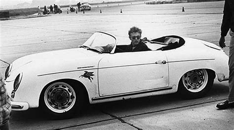 Porsche 356 con James Dean