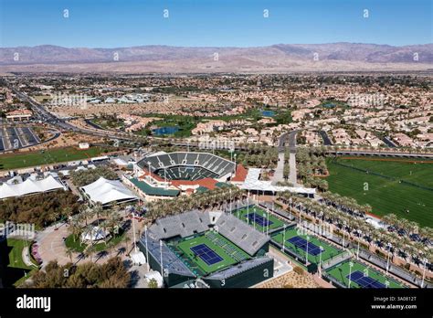 Veduta aerea dell'Indian Wells Tennis Garden