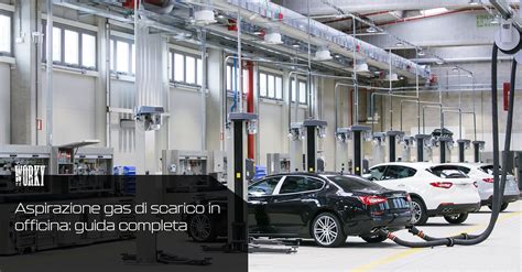 attrezzatura per revisione auto con analisi dei gas di scarico