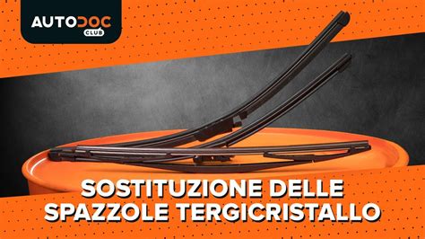 Parti di un sistema tergicristallo