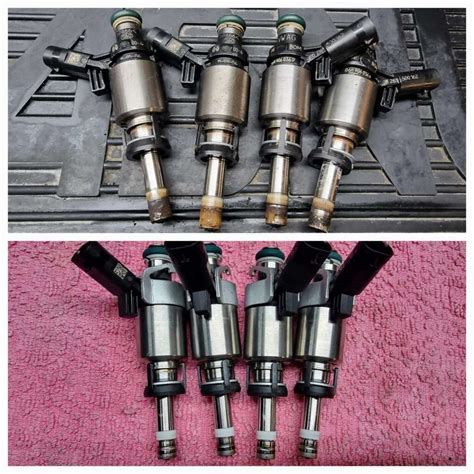 Volkswagen engine with fuel injectors