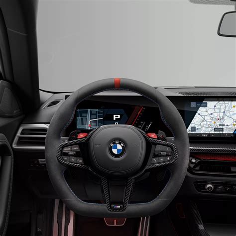 Dettaglio del volante della BMW Serie 3 Coupé