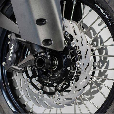 Freno a disco anteriore singolo su moto