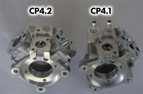 Diagramma comparativo delle pompe CP3 e CP4