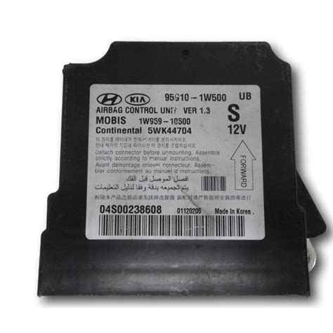 Schema sicurezza Kia Rio III con airbag e ABS