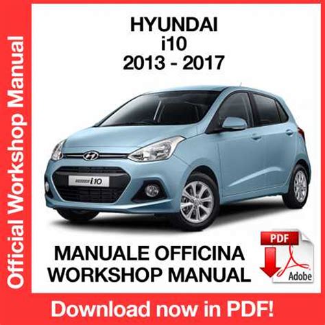 Manuale d'officina Hyundai i10