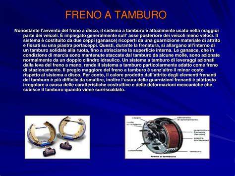 Confronto tra sistema frenante a disco e a tamburo