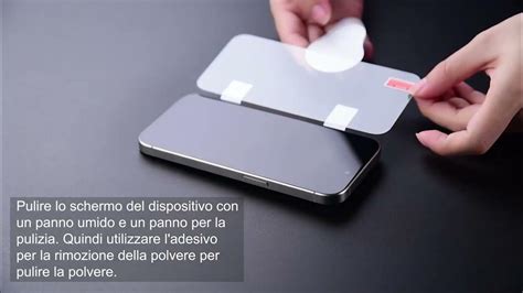 Guida all'installazione pellicola protettiva
